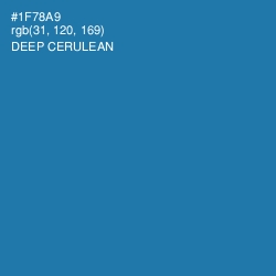 #1F78A9 - Deep Cerulean Color Image